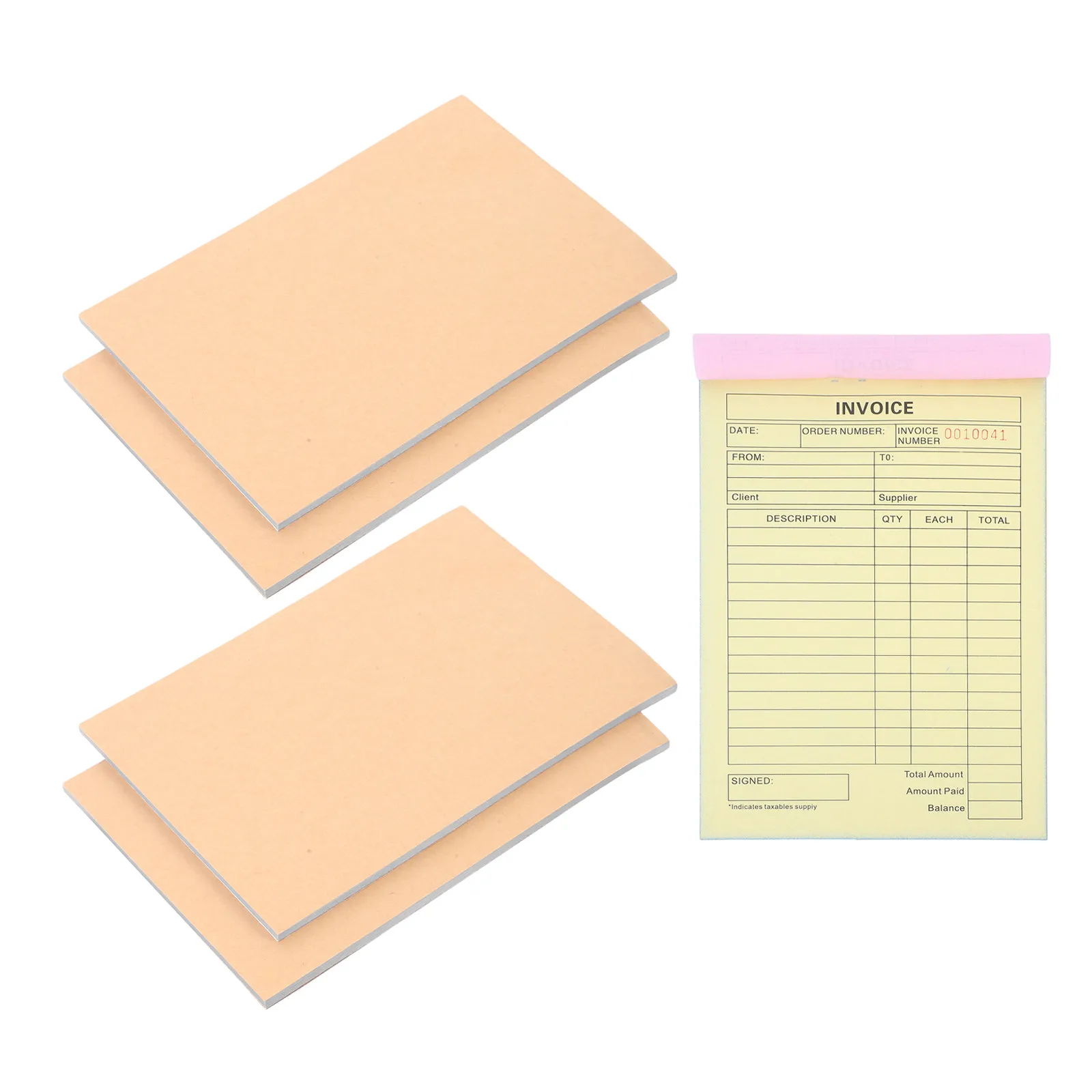 5Pcs Business Receipt Book Small Carbonless 3-Part Invoice Pad 60-Page 8.3x5.7 Inches Order Receipt Journal Book for Small
5Pcs Business Receipt Book Small Carbonless 3-Part Invoice Pad 60-Page 8.3x5.7 Inches Order Receipt Journal Book for Small
