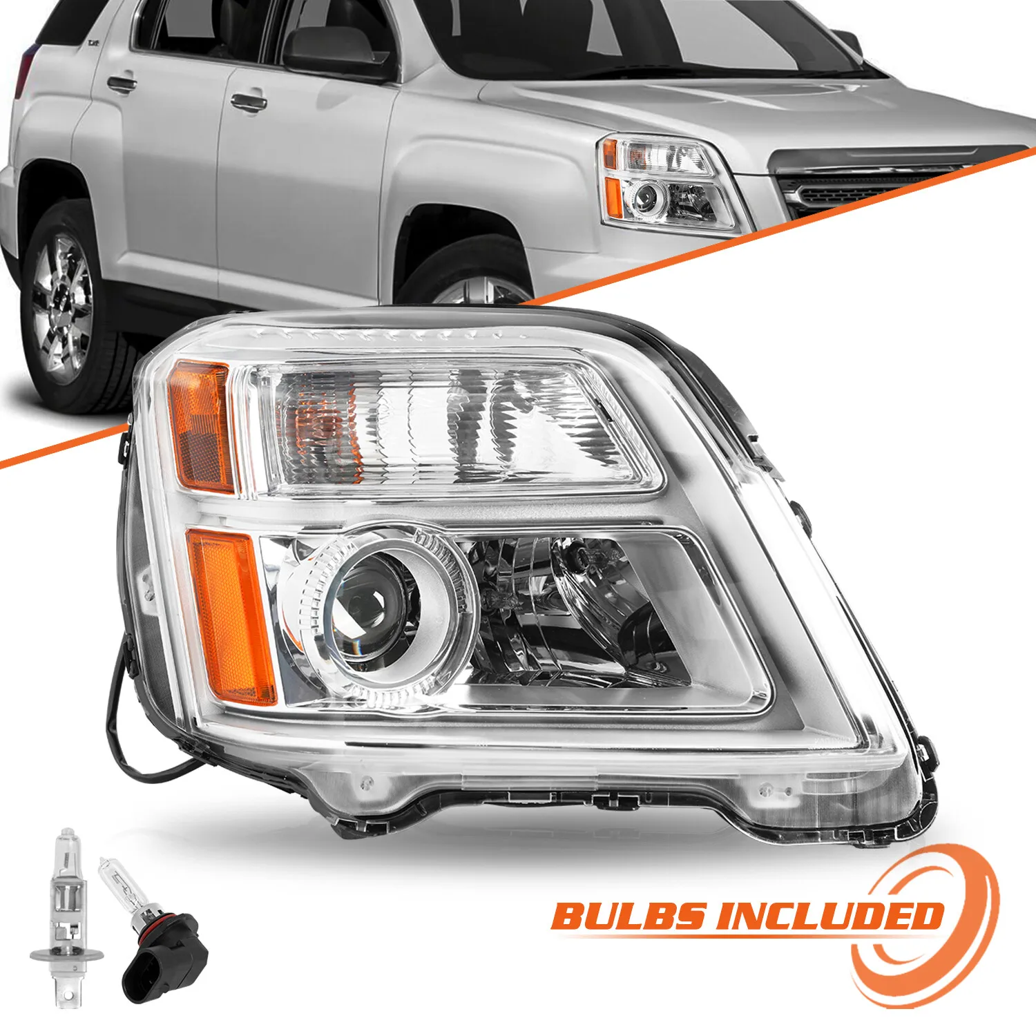 For 2010-2015 GMC Terrain Halogen Projector FACTORY Headlight Right Side w/Bulbs
For 2010-2015 GMC Terrain Halogen Projector FACTORY Headlight Right Side w/Bulbs