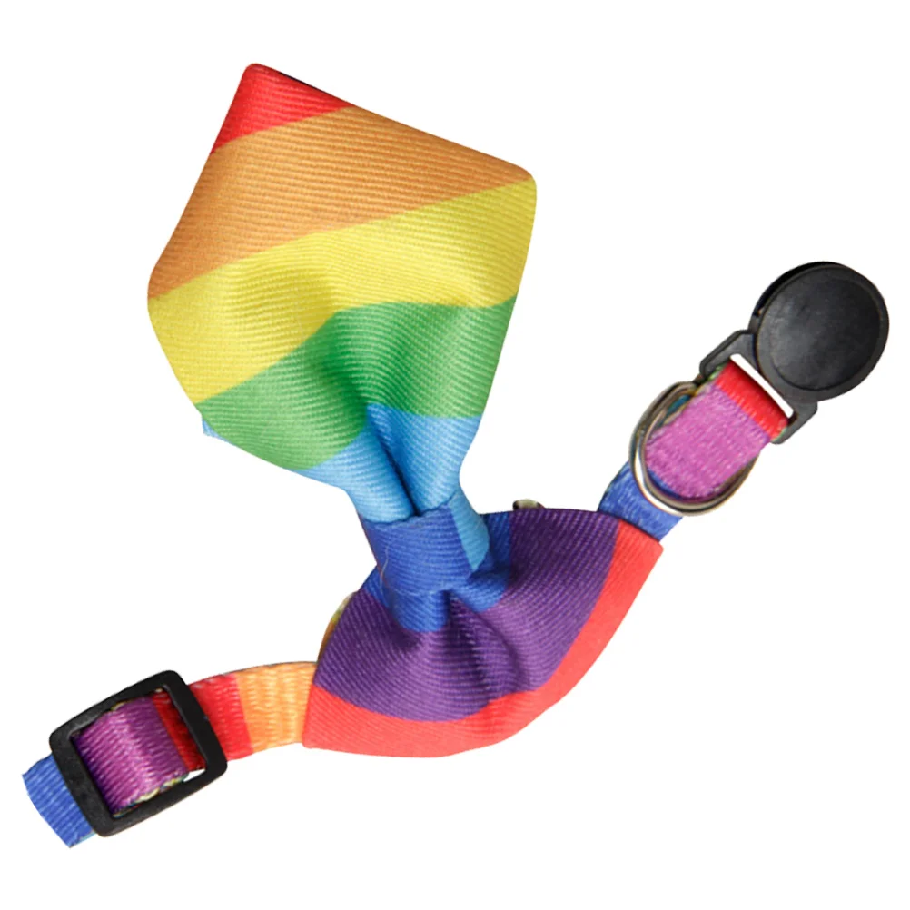 Rainbow Bowtie Lightweight Adjustable Pet Collar for Cat Dog Cute Daily Wear Gathering Holiday Portable Kitten Collar Dog Bowtie
Rainbow Bowtie Lightweight Adjustable Pet Collar for Cat Dog Cute Daily Wear Gathering Holiday Portable Kitten Collar Dog Bowtie