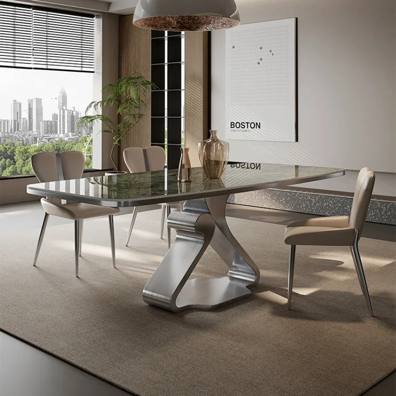Restaurant Tables Sedentary Table Luxury Dining Rectangular Reception Modern Room Cafe Marble Dinning Sets Kitchen Home
Restaurant Tables Sedentary Table Luxury Dining Rectangular Reception Modern Room Cafe Marble Dinning Sets Kitchen Home