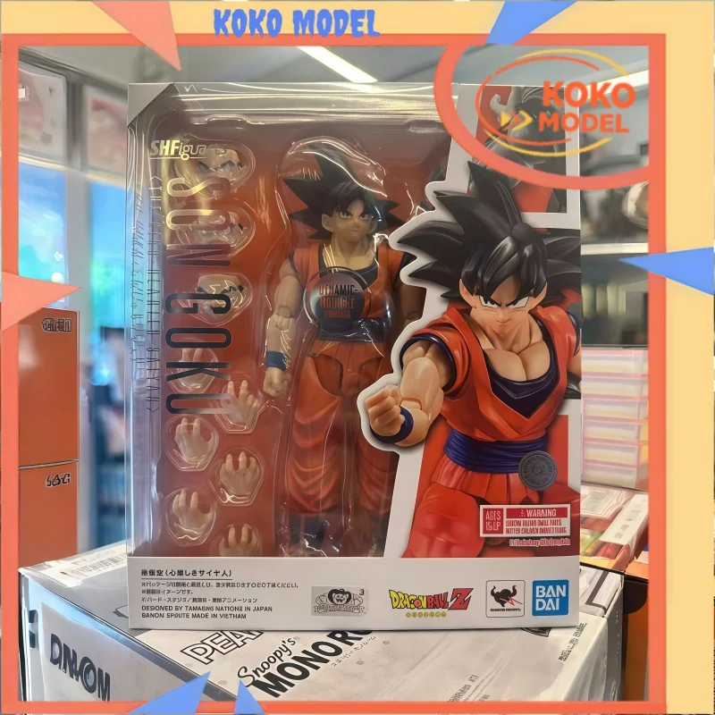 BANDAI S.H.Figuarts Dragon Ball Z Son Goku Action Figure Kind-Hearted Saiyan Model with 3 Faces 5 Pairs Hands Dynamic Shoulder
BANDAI S.H.Figuarts Dragon Ball Z Son Goku Action Figure Kind-Hearted Saiyan Model with 3 Faces 5 Pairs Hands Dynamic Shoulder