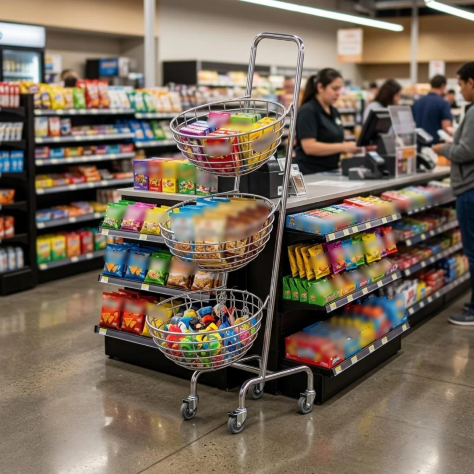 Three-Tier Wire Cart Caster Wheels Tiered Rolling Storage Cart Wire Basket Rack Ventilated Design 3 Tier Storage Rack
Three-Tier Wire Cart Caster Wheels Tiered Rolling Storage Cart Wire Basket Rack Ventilated Design 3 Tier Storage Rack