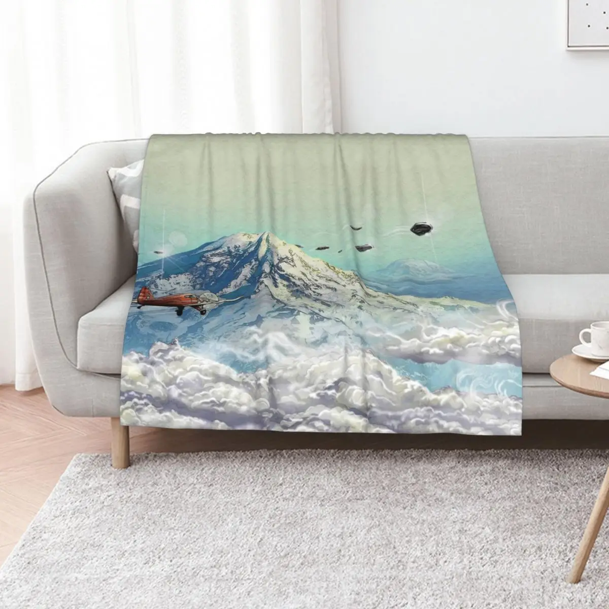 Kenneth Arnold 75th Anniversary Print - 'Dawn of the Flying Saucers 1946-1949' Book Cover (33oz, 2022) Throw Blanket
Kenneth Arnold 75th Anniversary Print - 'Dawn of the Flying Saucers 1946-1949' Book Cover (33oz, 2022) Throw Blanket