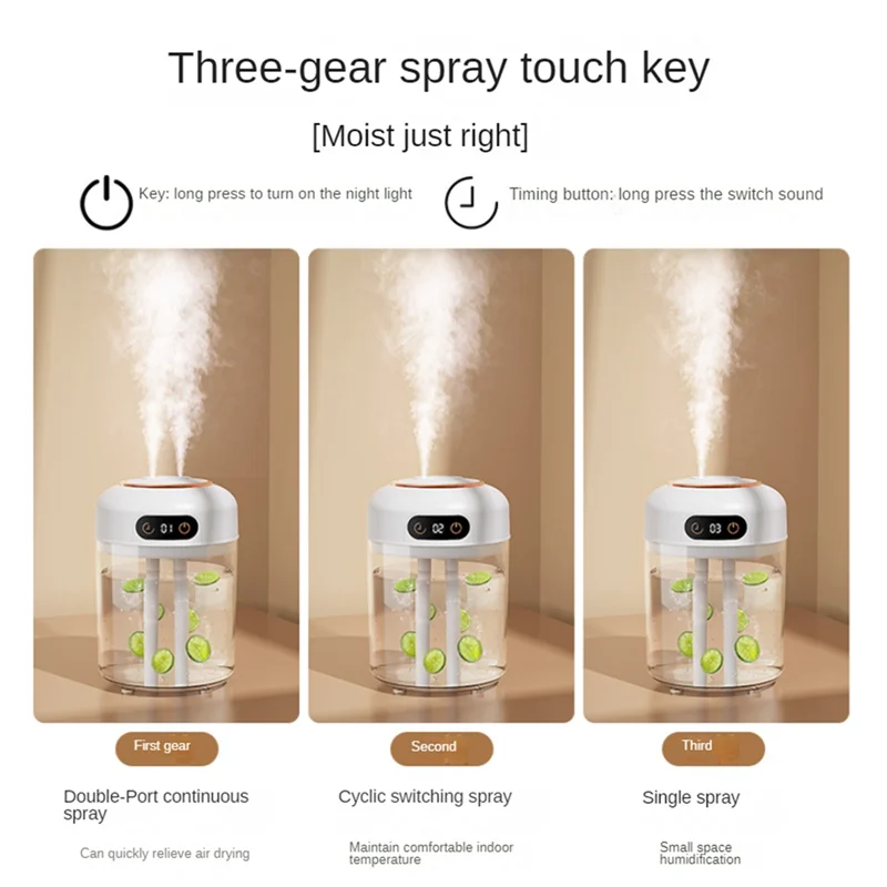 USB Humidifier Diffuser Essential Oil Diffuser Cool Mist Humidifier With Atmosphere Light 4500Ml For Spa Home Office
USB Humidifier Diffuser Essential Oil Diffuser Cool Mist Humidifier With Atmosphere Light 4500Ml For Spa Home Office