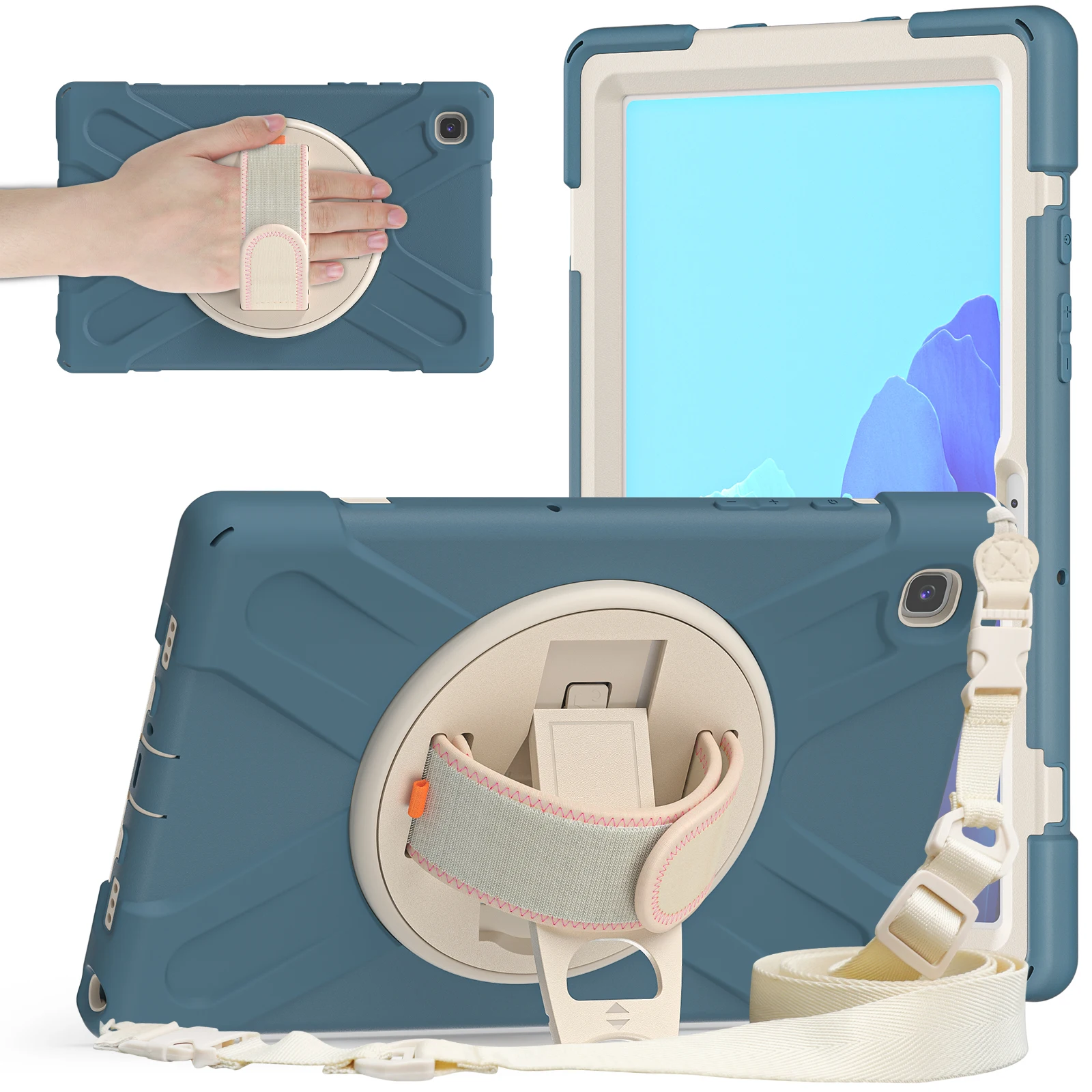 Бронированный чехол-подставка для Samsung Galaxy Tab A7 10,4 2022 2020 SM-T509 T500 T505 T507, вращающийся гибридный чехол с рукой, плечевой ремень
Бронированный чехол-подставка для Samsung Galaxy Tab A7 10,4 2022 2020 SM-T509 T500 T505 T507, вращающийся гибридный чехол с рукой, плечевой ремень