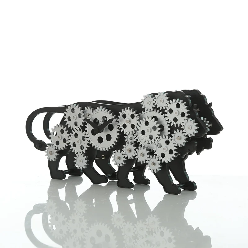 Lion Gear Clock Seat Clock Wall Clock Low Noise Gear Rotating Quartz Mechanical Creative Clock
Lion Gear Clock Seat Clock Wall Clock Low Noise Gear Rotating Quartz Mechanical Creative Clock