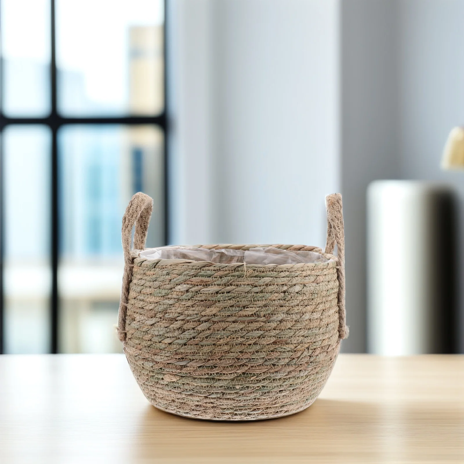 Straw Woven Flowerpot Creative Plant Pot Diameter24cm Decorative Basket Indoor Home Durable Storage Planter Gardening Supplies
Straw Woven Flowerpot Creative Plant Pot Diameter24cm Decorative Basket Indoor Home Durable Storage Planter Gardening Supplies