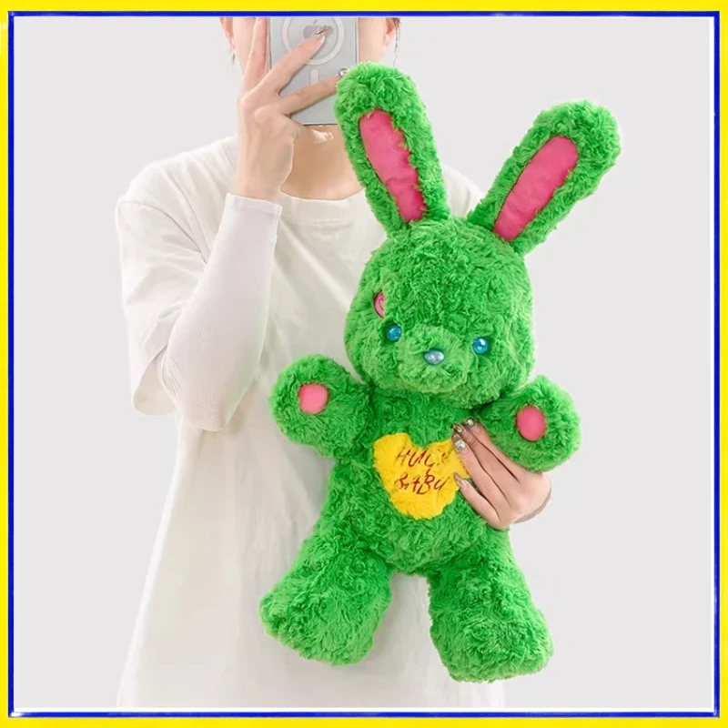 Мягкая плюшевая игрушка-кролик Hugs Baby Cute Green Fluffy Rabbit с большими розовыми ушками, подарок на день рождения для детей, девочек и мальчиков
Мягкая плюшевая игрушка-кролик Hugs Baby Cute Green Fluffy Rabbit с большими розовыми ушками, подарок на день рождения для детей, девочек и мальчиков