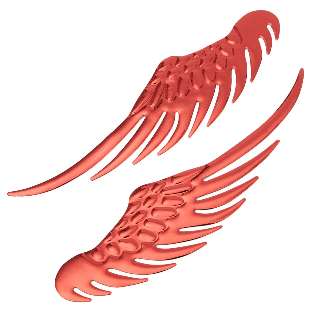 2PCS Car Stickers 3D PVC Decal Car Motorcycle Creative DIY Wing Scratch Sticker Red/gold/silver Practical Auto Accessories
2PCS Car Stickers 3D PVC Decal Car Motorcycle Creative DIY Wing Scratch Sticker Red/gold/silver Practical Auto Accessories