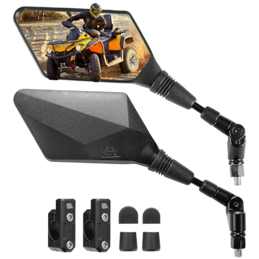 Зеркала для квадроциклов, складные зеркала для мотоциклов 8 мм 10 мм с креплениями на руль 7/8 дюйма, Clear Vision подходят для мотоцикла ATV, скутера, велосипеда
Зеркала для квадроциклов, складные зеркала для мотоциклов 8 мм 10 мм с креплениями на руль 7/8 дюйма, Clear Vision подходят для мотоцикла ATV, скутера, велосипеда