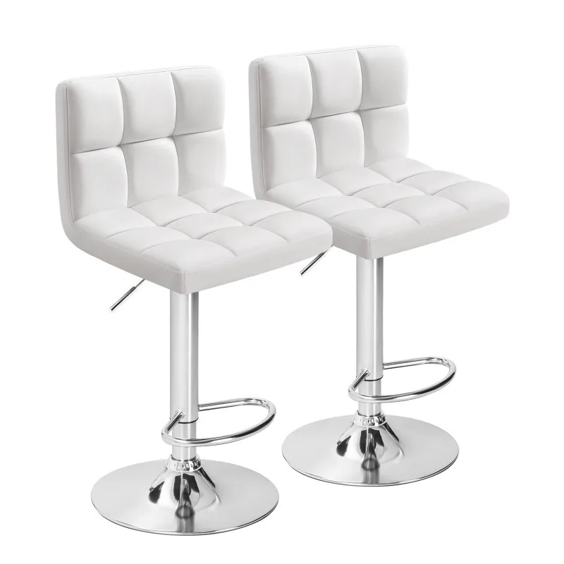 Bar Stools Modern Pu Leather Swivel Adjustable Hydraulic Bar Stool Square Counter Height Stool Set of 2
Bar Stools Modern Pu Leather Swivel Adjustable Hydraulic Bar Stool Square Counter Height Stool Set of 2