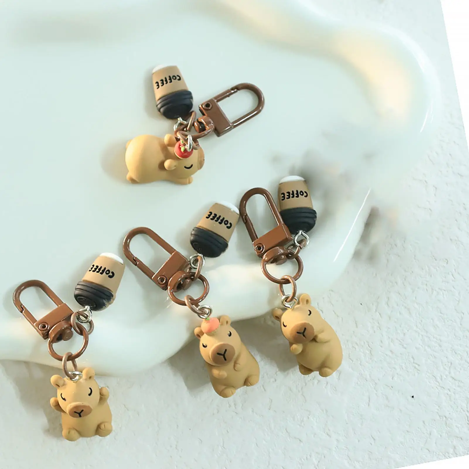Backpack Keychain Fun Resin Keyring Party Favor Cute Cartoon Capybara Keychain For Bag Party Birthday Car Home School Outdoor
Backpack Keychain Fun Resin Keyring Party Favor Cute Cartoon Capybara Keychain For Bag Party Birthday Car Home School Outdoor