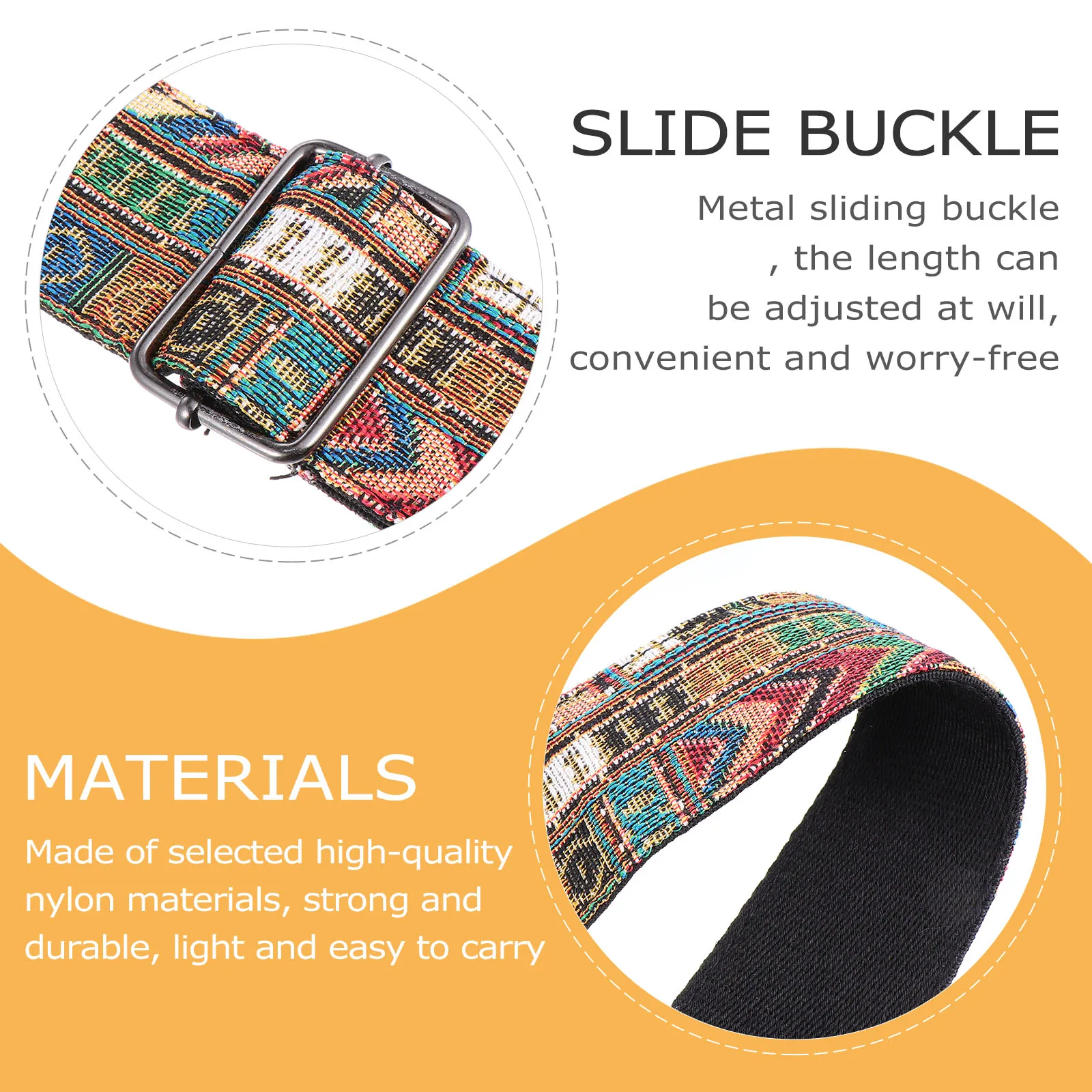 Guitar Strap Belt Adjustable Lightweight Stylish Environmentally Protective Safe Material Bright Color Fine Workmanship Durable
Guitar Strap Belt Adjustable Lightweight Stylish Environmentally Protective Safe Material Bright Color Fine Workmanship Durable