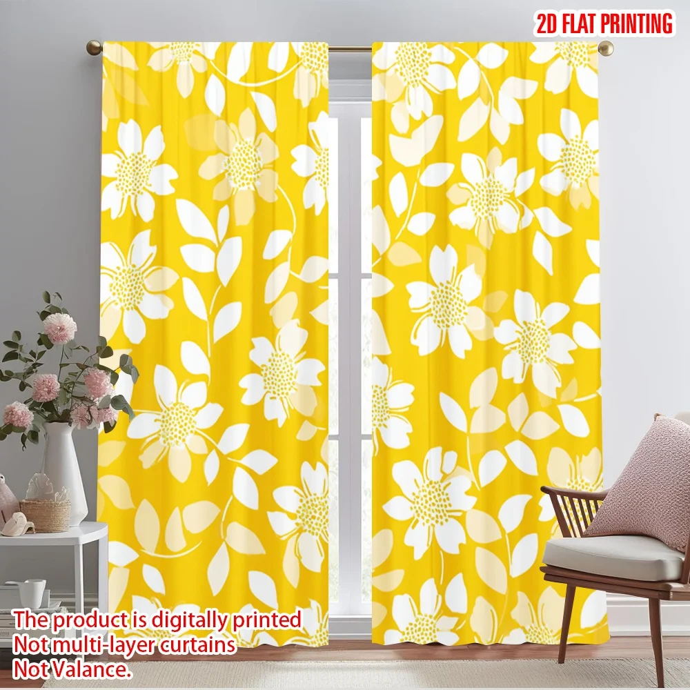 2pcs,2D plane printing Curtains Roller Blinds White Petals on Yellow Polyester (without rod) Decorations Inside Perfect for
2pcs,2D plane printing Curtains Roller Blinds White Petals on Yellow Polyester (without rod) Decorations Inside Perfect for