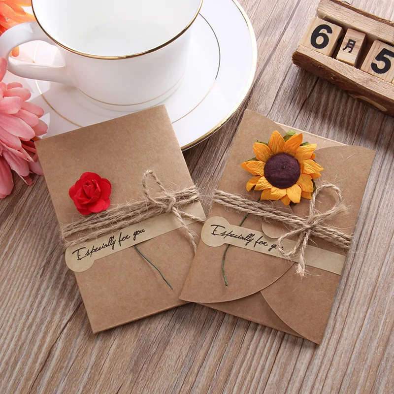 5pcs Vintage Kraft Paper Envelopes Kawaii Mini Envelopes DIY Wedding Christmas Party Holiday Postcards Invitation Cards Cover
5pcs Vintage Kraft Paper Envelopes Kawaii Mini Envelopes DIY Wedding Christmas Party Holiday Postcards Invitation Cards Cover