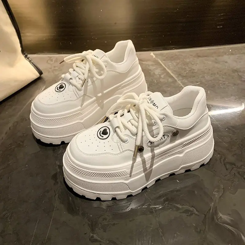 Women 8 CM Platform Sneakers Casual Fashion Outdoor Skateboard Lace Up Light Sneakers Comfortable Sports Shoes For Female 35-39
Women 8 CM Platform Sneakers Casual Fashion Outdoor Skateboard Lace Up Light Sneakers Comfortable Sports Shoes For Female 35-39