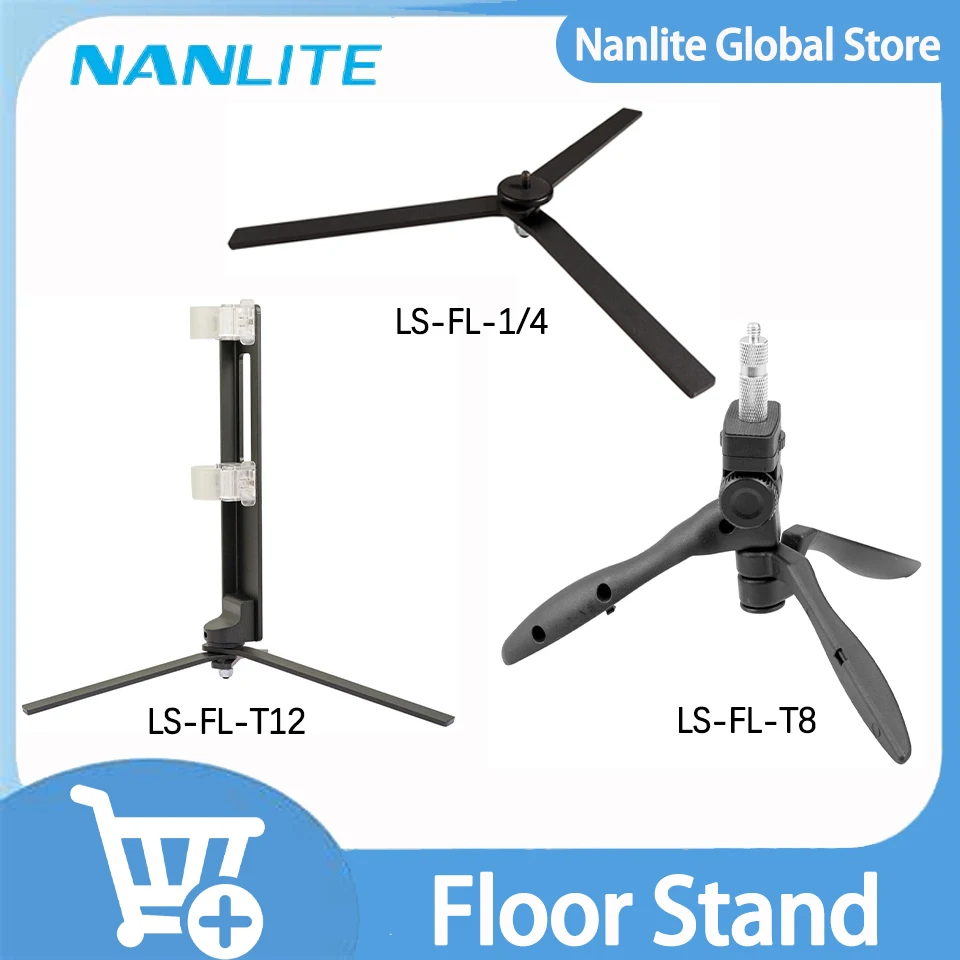 Nanlite Light Stand Foldable Floor Stand for T8 T12 Tube Light and with 1/4 Interface Tube Light
Nanlite Light Stand Foldable Floor Stand for T8 T12 Tube Light and with 1/4 Interface Tube Light