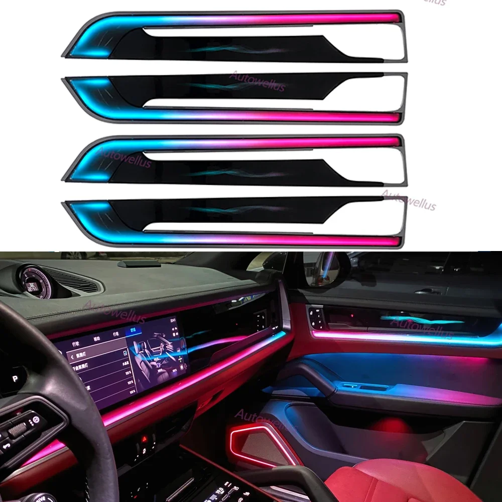 LED Car Ambient Light Replacement Door Panel Set Decorative Atmosphere Lamp Fit for Porsche Cayenne 2024 Shadow and Dynamic
LED Car Ambient Light Replacement Door Panel Set Decorative Atmosphere Lamp Fit for Porsche Cayenne 2024 Shadow and Dynamic