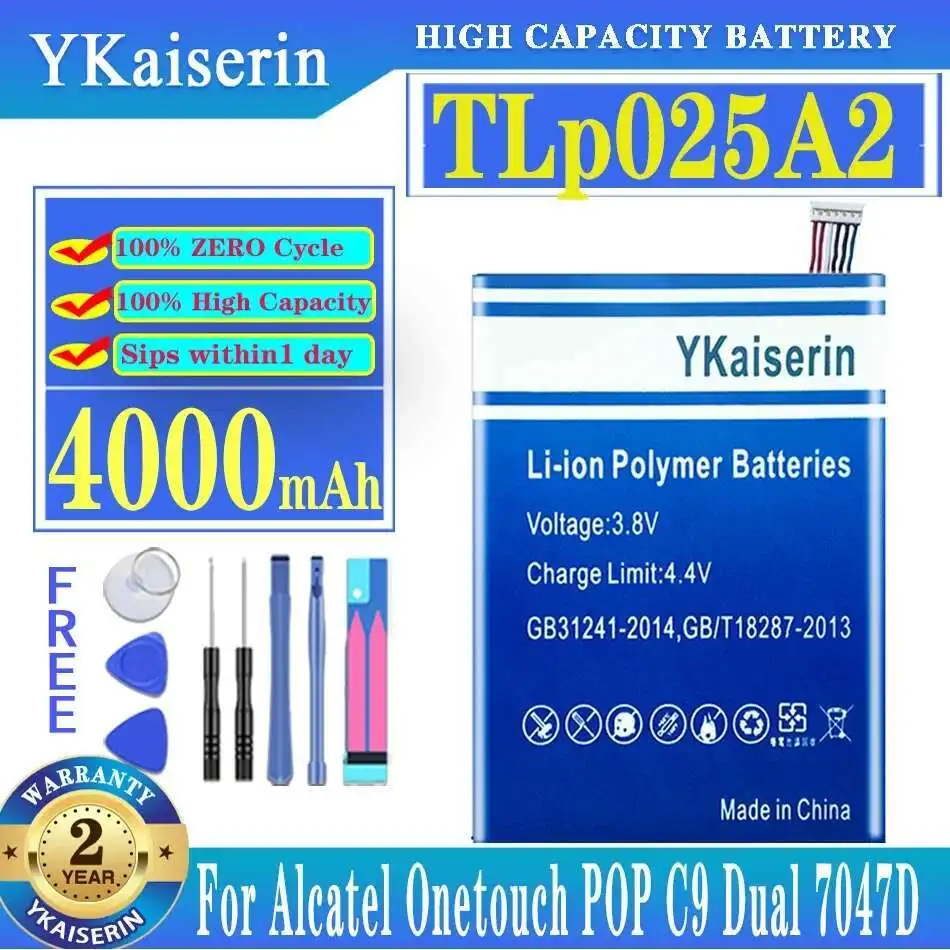 Аккумулятор Tlp025a2 4000 мАч для Alcatel One Touch Onetouch Pop C9 Dual 7047D Idol X Plus OT 6043D 8000D 8008D Tcl S960 Y900
Аккумулятор Tlp025a2 4000 мАч для Alcatel One Touch Onetouch Pop C9 Dual 7047D Idol X Plus OT 6043D 8000D 8008D Tcl S960 Y900