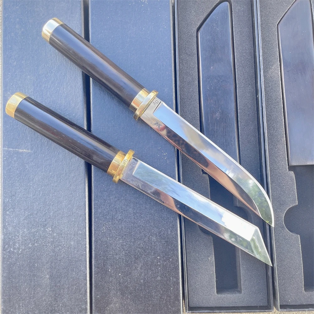 Mirror Surface D2 Drop Point / Tanto Blade Ebony Handle Tactical Hunting Knife Outdoor Survival Camping EDC Tool with Gift box
Mirror Surface D2 Drop Point / Tanto Blade Ebony Handle Tactical Hunting Knife Outdoor Survival Camping EDC Tool with Gift box