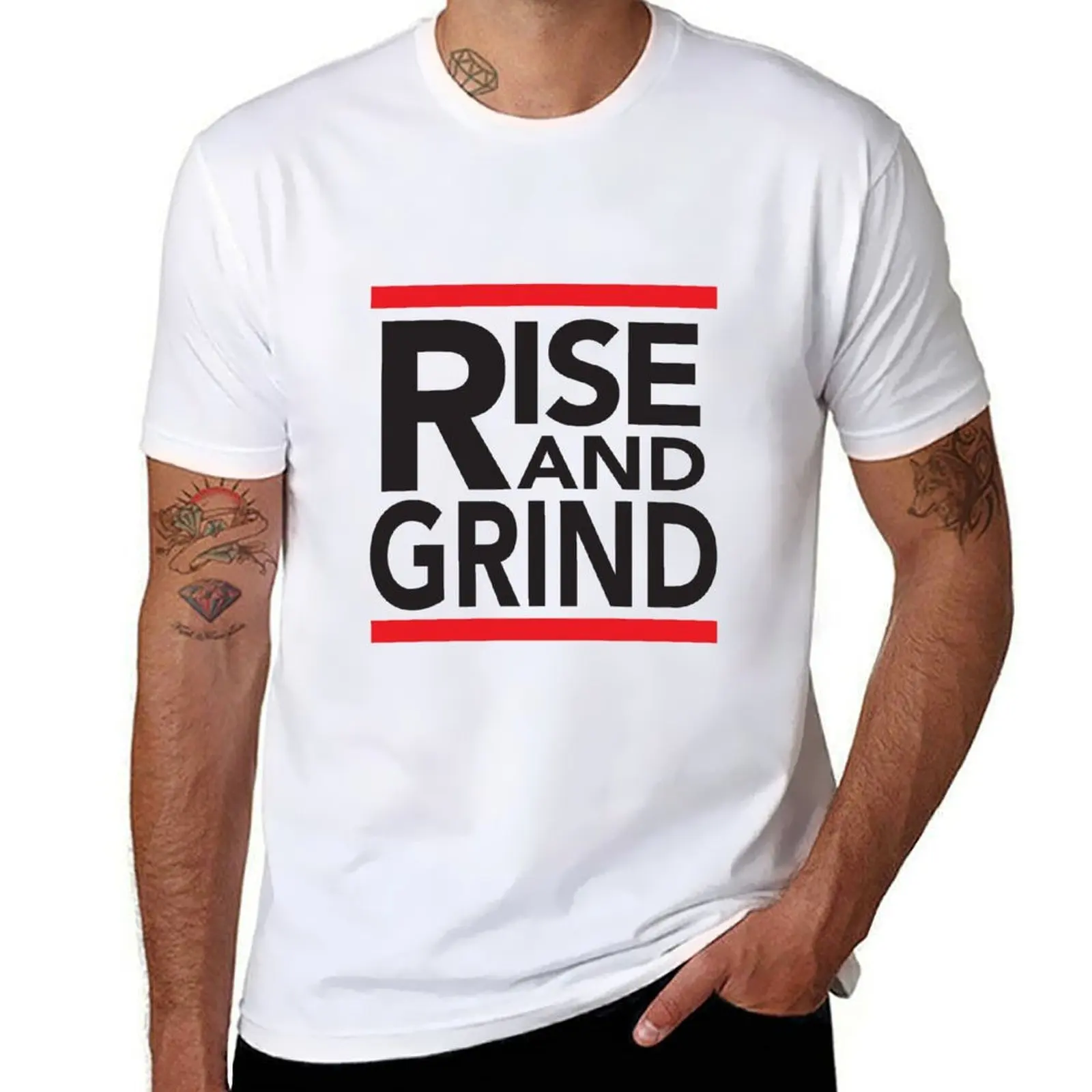 Rise and Grind - RUN DMC - Red T-Shirt funny t shirts man man t shirts cotton man t shirts for men casual T-Shirt
Rise and Grind - RUN DMC - Red T-Shirt funny t shirts man man t shirts cotton man t shirts for men casual T-Shirt