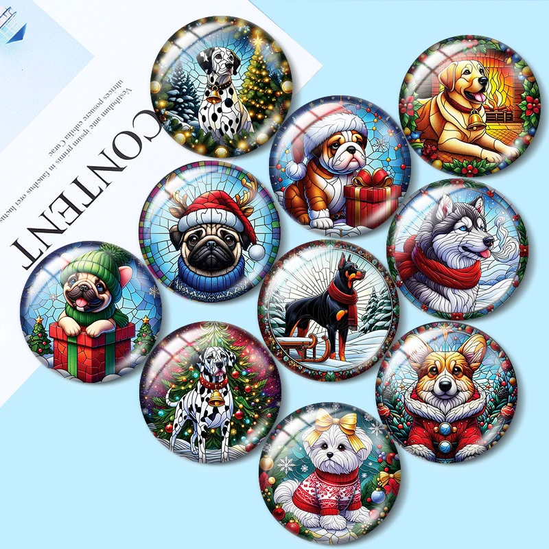 Рождественская милая собака, 10 шт., 12 мм/18 мм/20 мм/25 мм, круглый фотостекло, кабошон, демо, плоская задняя часть, выводы
Рождественская милая собака, 10 шт., 12 мм/18 мм/20 мм/25 мм, круглый фотостекло, кабошон, демо, плоская задняя часть, выводы