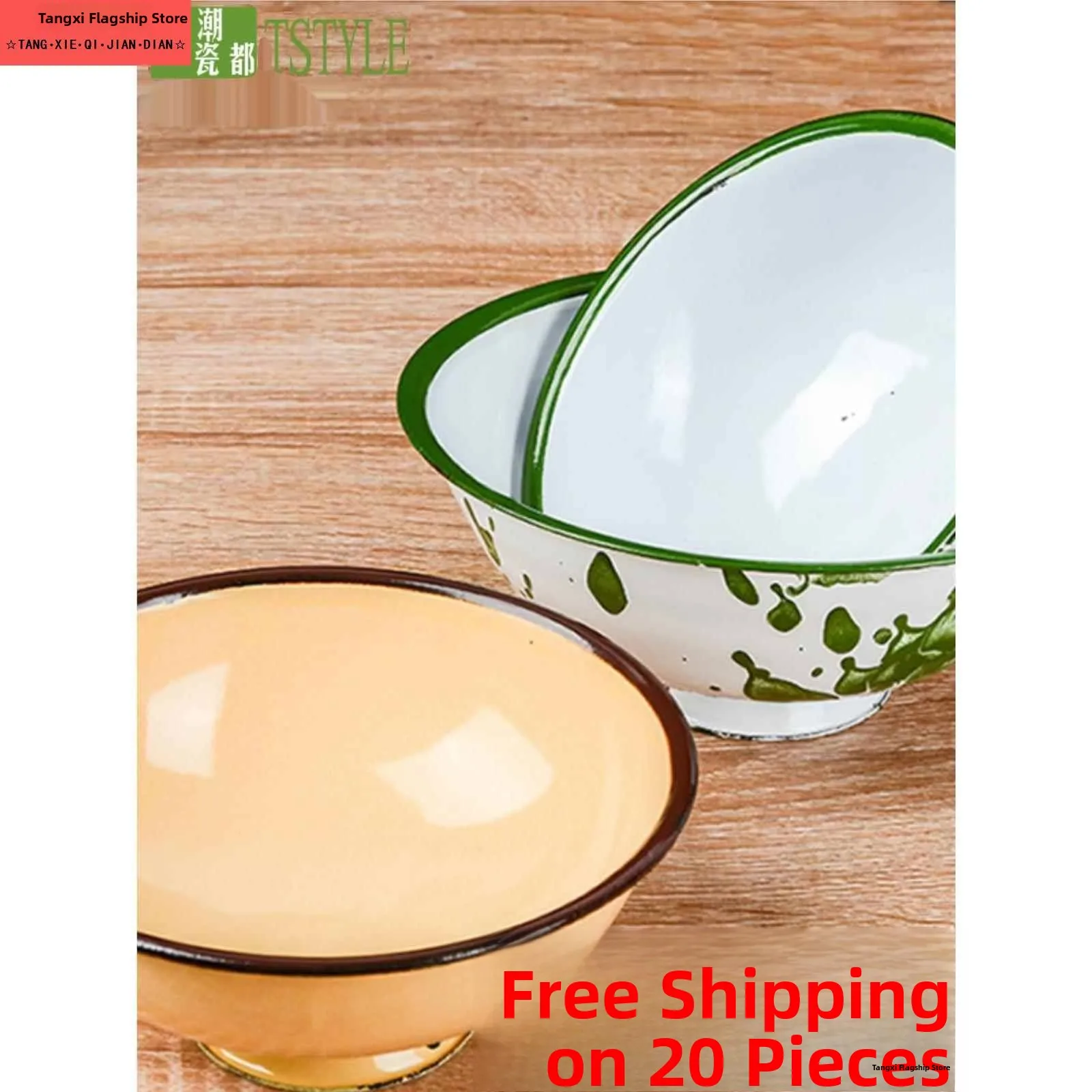 Thiened Enamel Bowl Iron Rice Bowl Old Faioned Retro Soup Bowl Instant Noodles Bowl New Enamel Bowl Iron Chinese Sle
Thiened Enamel Bowl Iron Rice Bowl Old Faioned Retro Soup Bowl Instant Noodles Bowl New Enamel Bowl Iron Chinese Sle