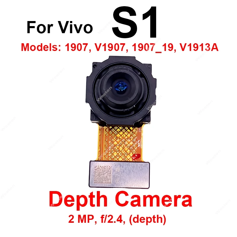 Back Front Selfie Camera For Vivo S1 1907 V1907 1907_19 V1913A Front Facing Primary Rear Main Camera Flex Cable Repair
Back Front Selfie Camera For Vivo S1 1907 V1907 1907_19 V1913A Front Facing Primary Rear Main Camera Flex Cable Repair