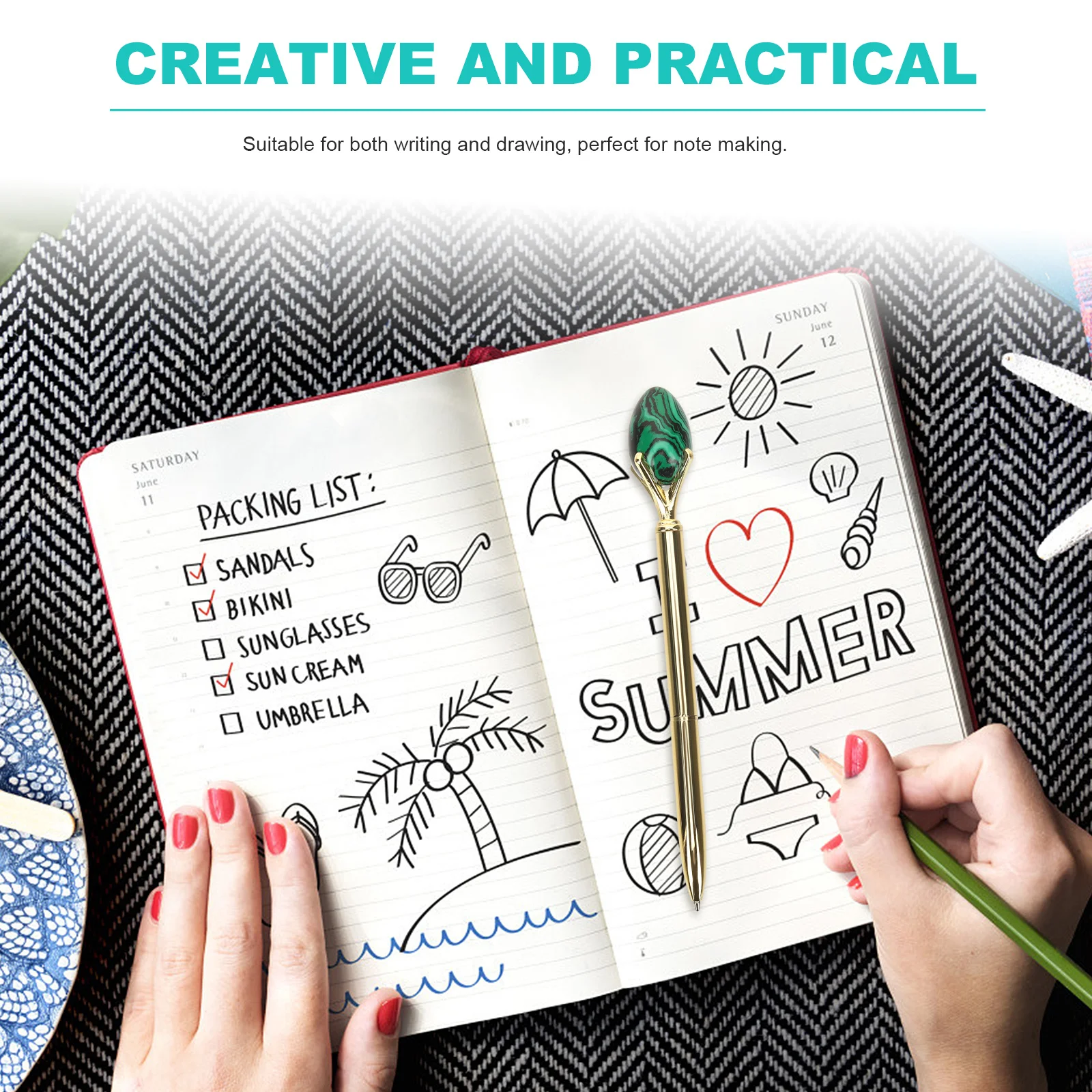 Crystal Charm Ballpoint Pen Lightweight Smooth Writing Ergonomic Crystal Design Portable Students Pen Daily Use
Crystal Charm Ballpoint Pen Lightweight Smooth Writing Ergonomic Crystal Design Portable Students Pen Daily Use