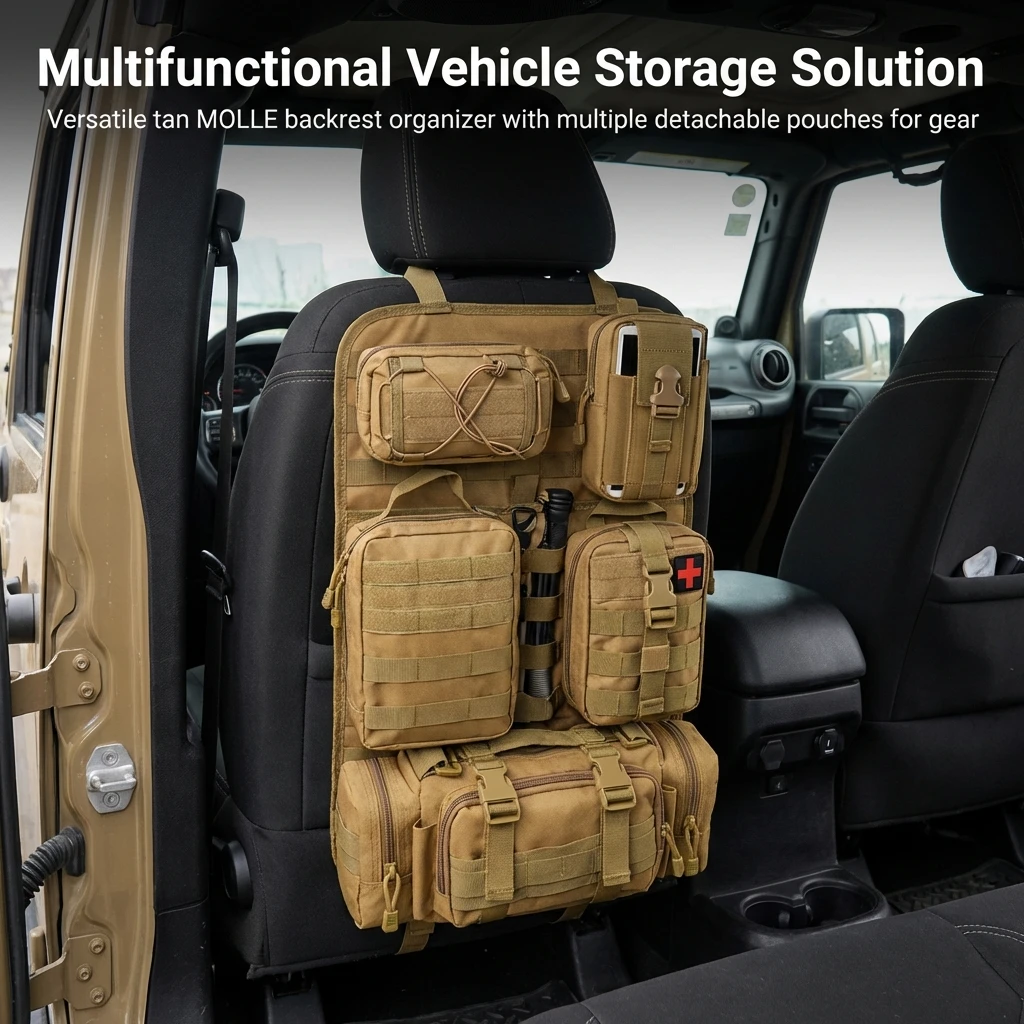 Multi-Function Car Seat Organizer Storage Bag For Backseat Headrest Durable Water-Resistant Nylon Material
Multi-Function Car Seat Organizer Storage Bag For Backseat Headrest Durable Water-Resistant Nylon Material