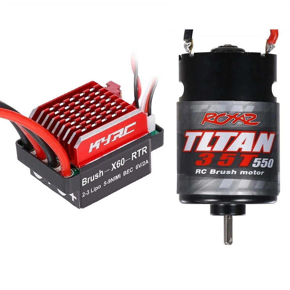 550 матовый мотор 35T с 60A ESC для 1/10 RC Crawler Axial SCX10 AXI03007 90046 Traxxas TRX4 TRX6 Slash,4
550 матовый мотор 35T с 60A ESC для 1/10 RC Crawler Axial SCX10 AXI03007 90046 Traxxas TRX4 TRX6 Slash,4