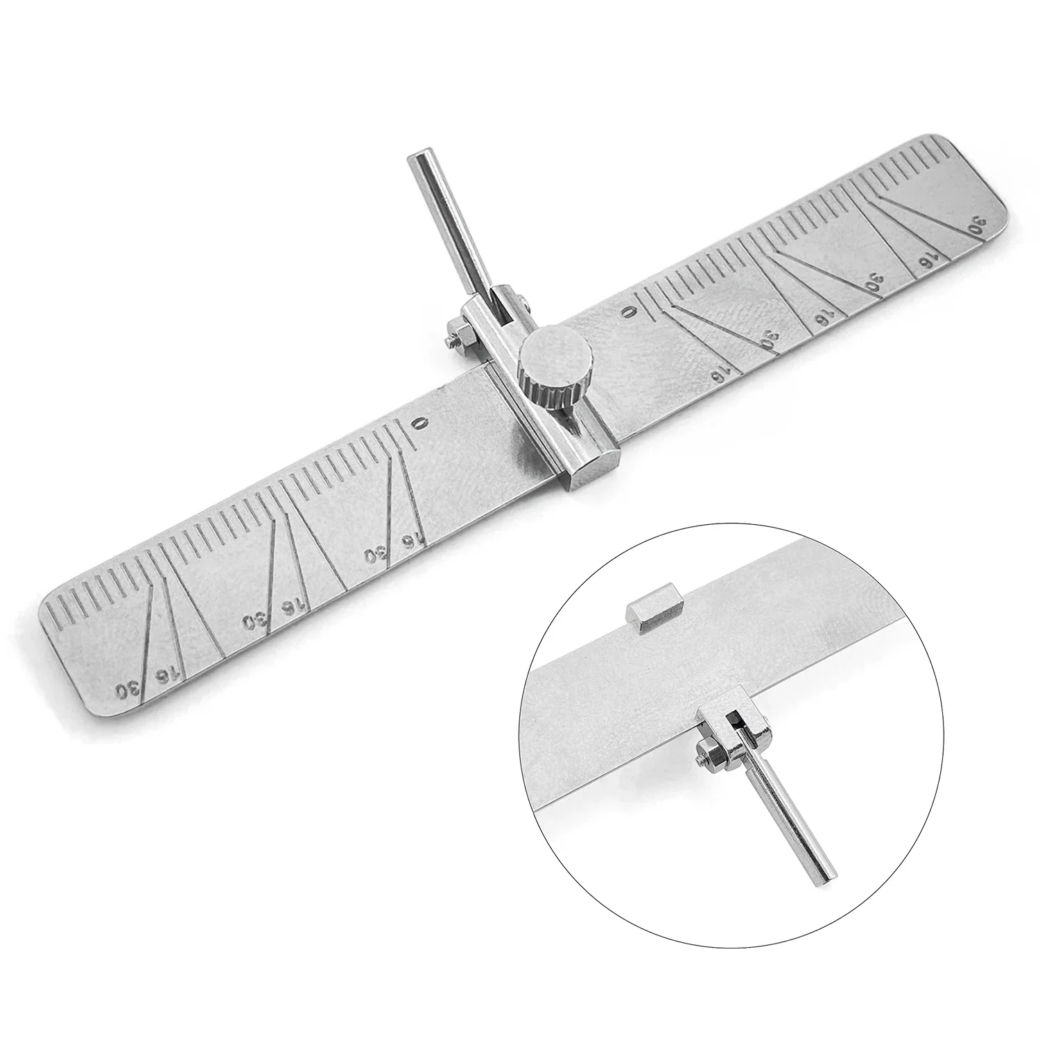 VRN Dental Measuring Ruler Implant Locating Guide Surgical Planting Positioning Locator Angle Ruler Guage Autoclavable
VRN Dental Measuring Ruler Implant Locating Guide Surgical Planting Positioning Locator Angle Ruler Guage Autoclavable