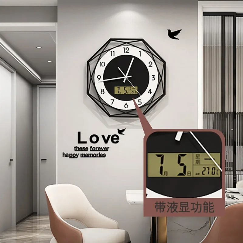 Black Modern Wall Clock Aesthetic Big Vintage Glass Nordic Decoration Wall Clock Living Room Bathroom Duvar Saati Home Design
Black Modern Wall Clock Aesthetic Big Vintage Glass Nordic Decoration Wall Clock Living Room Bathroom Duvar Saati Home Design