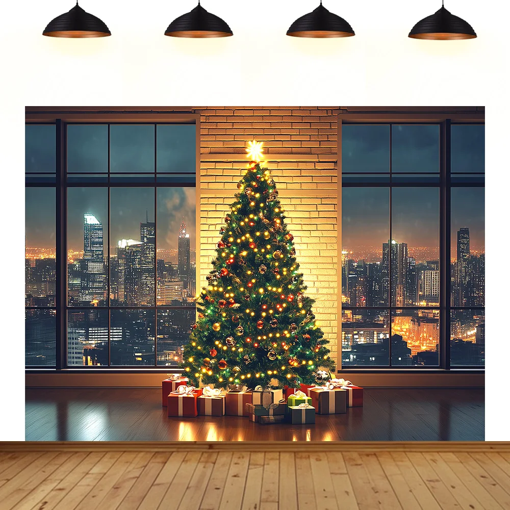 Christmas Theme background Christmas tree festival party window night view decoration Christmas Eve winter photography backdrop
Christmas Theme background Christmas tree festival party window night view decoration Christmas Eve winter photography backdrop