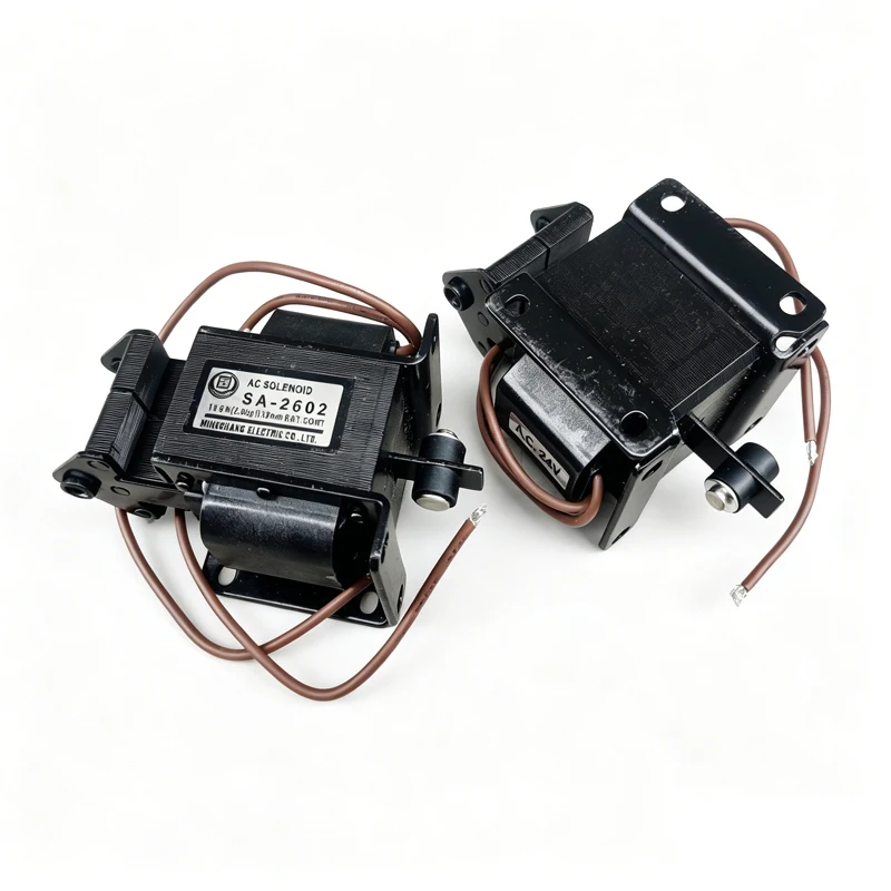 SA-2402 2502 2602 SA-3502 3602 3702 SA-4502 4602 AC 12V 24V 36V 110V 220V 380V Tractive Magnet Solenoid Electromagnet Brass Coil
SA-2402 2502 2602 SA-3502 3602 3702 SA-4502 4602 AC 12V 24V 36V 110V 220V 380V Tractive Magnet Solenoid Electromagnet Brass Coil
