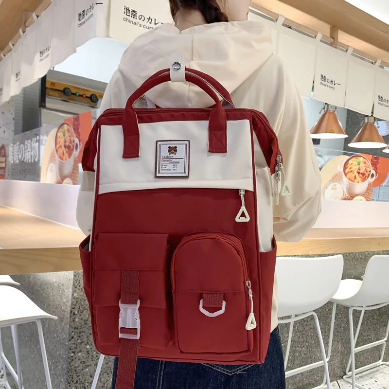 Fashion Student College Backpack Large Capacity Cute Handbag School Bag Waterproof Middle Student Teens Girls Travel Backpack
Fashion Student College Backpack Large Capacity Cute Handbag School Bag Waterproof Middle Student Teens Girls Travel Backpack