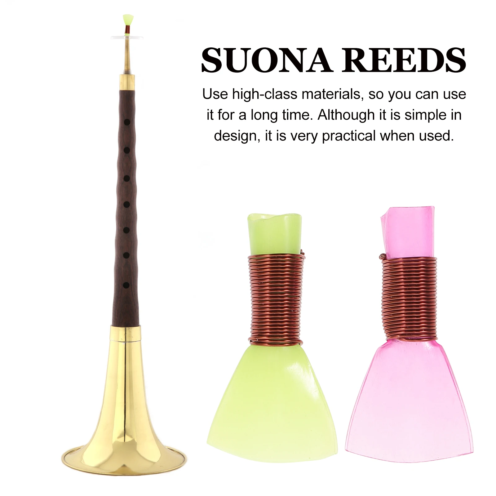 10pcs Creative Suona Reeds Replacement Natural Reed High Quality Copper Wire Labor Saving Sound Instrument Accessories for Music
10pcs Creative Suona Reeds Replacement Natural Reed High Quality Copper Wire Labor Saving Sound Instrument Accessories for Music
