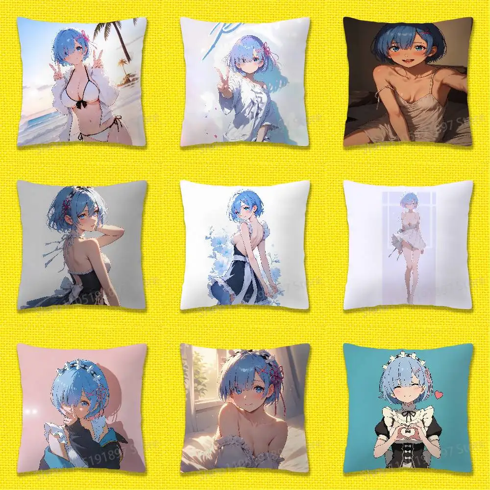 Girl Re Z-Zero Rem Throw Pillow Case For 45x45cm 40x40cm 30x30cm 50x50cm 55x55cm Square Home Pillowcase Case
Girl Re Z-Zero Rem Throw Pillow Case For 45x45cm 40x40cm 30x30cm 50x50cm 55x55cm Square Home Pillowcase Case