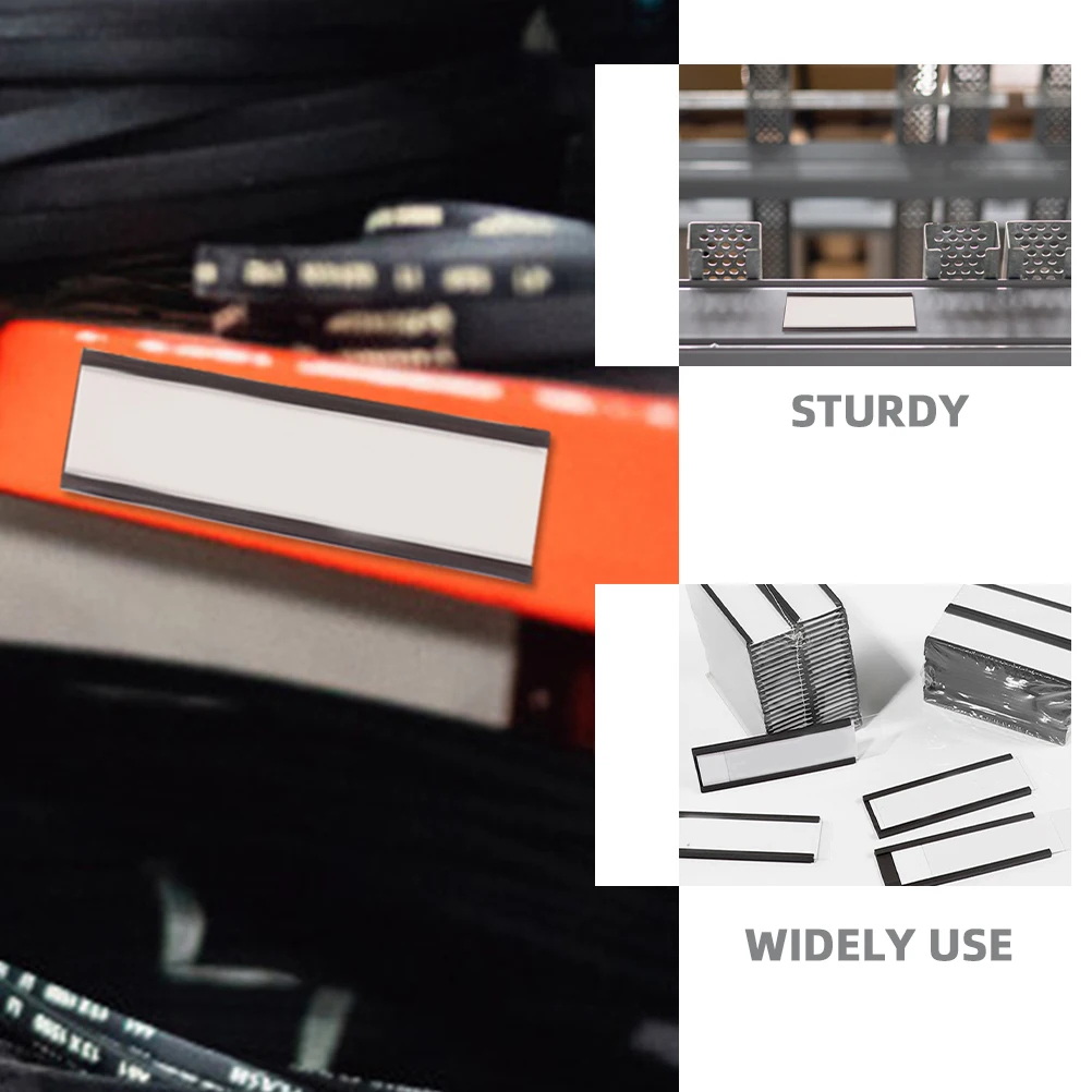 20pcs Label Holder 100x30mm Magnetic Shelf Signs Display Clip for Warehouse Price Tag Identification Card Holder 
20pcs Label Holder 100x30mm Magnetic Shelf Signs Display Clip for Warehouse Price Tag Identification Card Holder