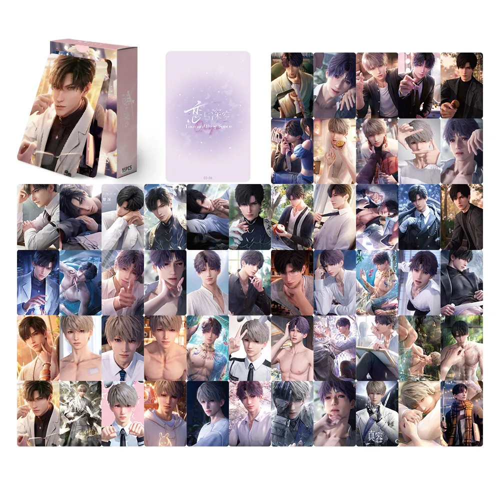Anime AR Photocard Set (55 Sheets) - LOVE AND DEEP SPACE Character Stickers for Bullet Journals/Phone DIY/SNS Display
Anime AR Photocard Set (55 Sheets) - LOVE AND DEEP SPACE Character Stickers for Bullet Journals/Phone DIY/SNS Display