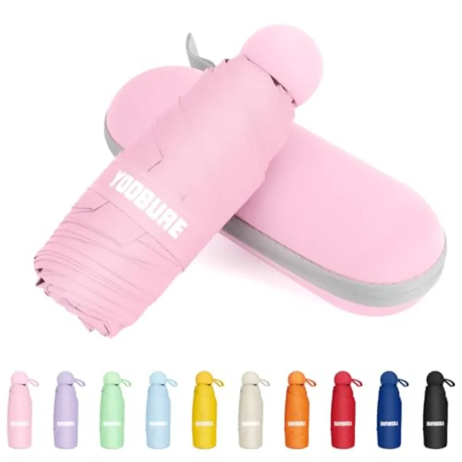 Travel Umbrella Portable Compact Umbrellas, Pocket Mini for Purse, Umbrellas for UV Sun and Rain Small for Backpack, Umbrella w
Travel Umbrella Portable Compact Umbrellas, Pocket Mini for Purse, Umbrellas for UV Sun and Rain Small for Backpack, Umbrella w