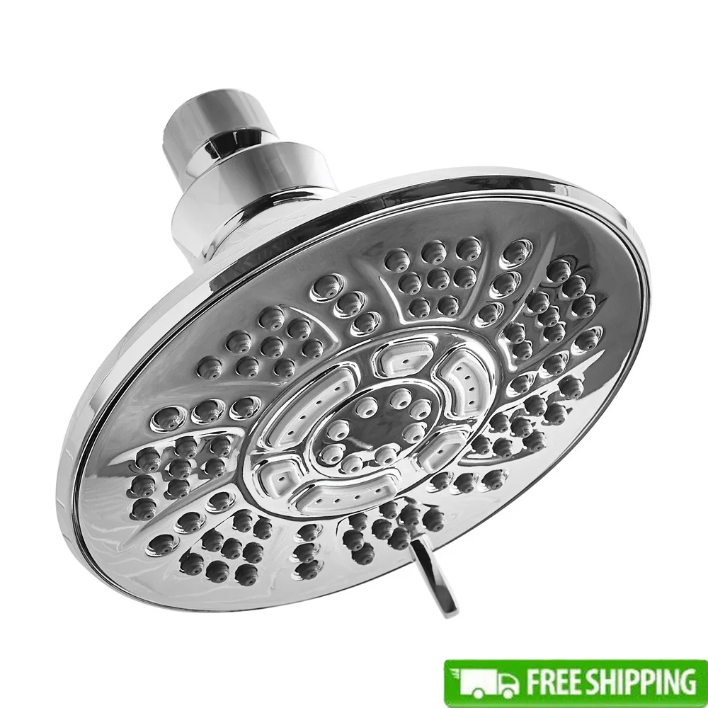 Большая хромированная насадка для душа, 6 насадок для очистки оттирания, простая установка, регулируемый поток, экономия воды, массажный спрей для всего мощности
Большая хромированная насадка для душа, 6 насадок для очистки оттирания, простая установка, регулируемый поток, экономия воды, массажный спрей для всего мощности