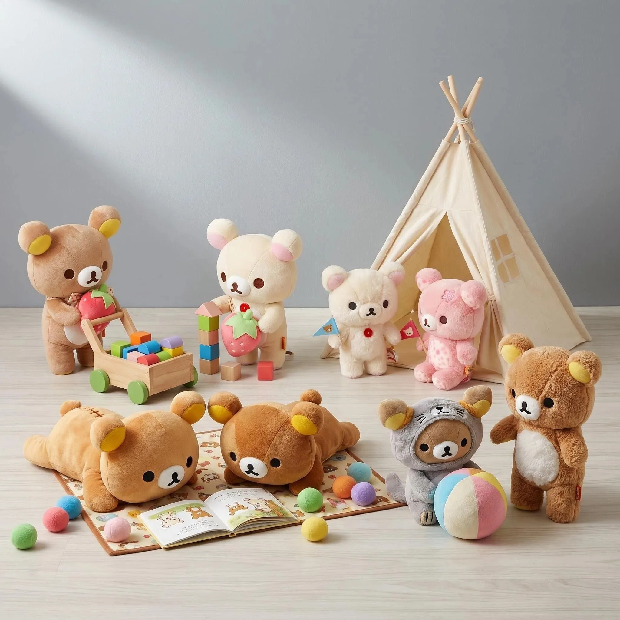 Rilakkuma Series Cartoon Plush Pillow Doll Soft Bear Toy Kawaii Room Decor Cute Couple Bear Pendant Plushies Xmas Gifts for Kids
Rilakkuma Series Cartoon Plush Pillow Doll Soft Bear Toy Kawaii Room Decor Cute Couple Bear Pendant Plushies Xmas Gifts for Kids