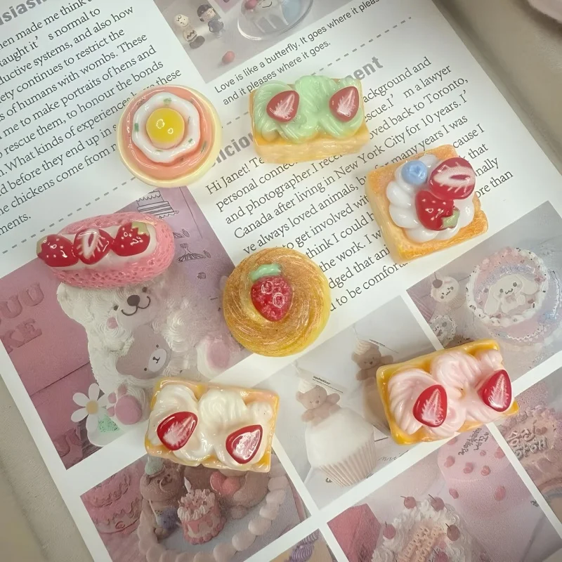 Cute Strawberry Cake Magnetic Stickers - Bread Fridge Magnets, Baking Memo Decor, Refrigerator Magnet Decorations for Kitchen
Cute Strawberry Cake Magnetic Stickers - Bread Fridge Magnets, Baking Memo Decor, Refrigerator Magnet Decorations for Kitchen