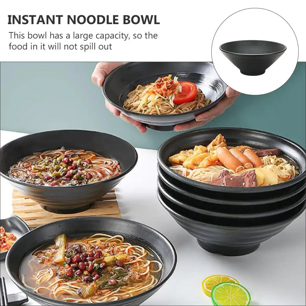 Frosted Melamine Bowl Large Capacity Container Stable Nonslip Bottom Practical Ramen Salad Porridge Kitchen Dining
Frosted Melamine Bowl Large Capacity Container Stable Nonslip Bottom Practical Ramen Salad Porridge Kitchen Dining