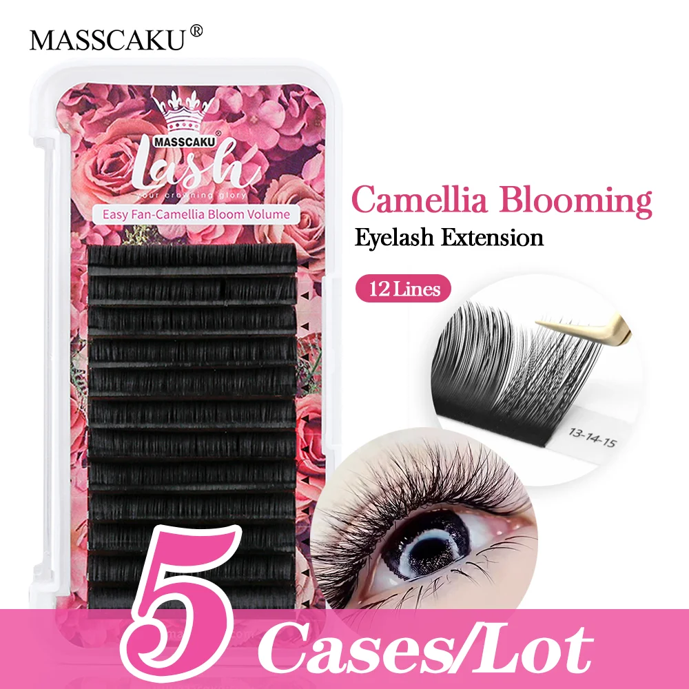 5Cases/Lot MASSCAKU Easy Fan Bloom Eyelash Extension Austomatic Flowering Fast Fan Self-Making Fans Volume Lashes Supplies
5Cases/Lot MASSCAKU Easy Fan Bloom Eyelash Extension Austomatic Flowering Fast Fan Self-Making Fans Volume Lashes Supplies