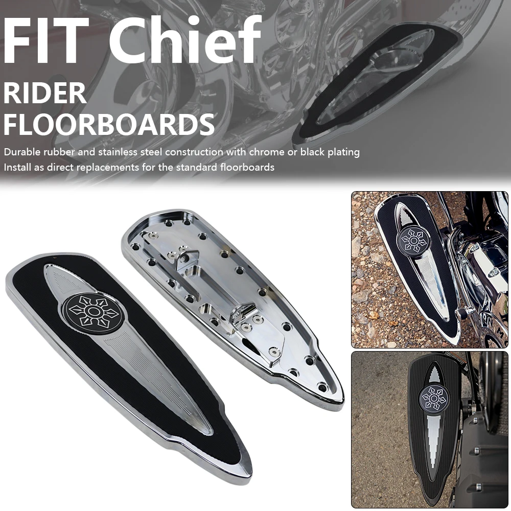 Rider Floorboards Driver Footboards For Indian Chief Classic Dark Horse Roadmaster Pursuit Challenger Vintage Springfield 14-24
Rider Floorboards Driver Footboards For Indian Chief Classic Dark Horse Roadmaster Pursuit Challenger Vintage Springfield 14-24