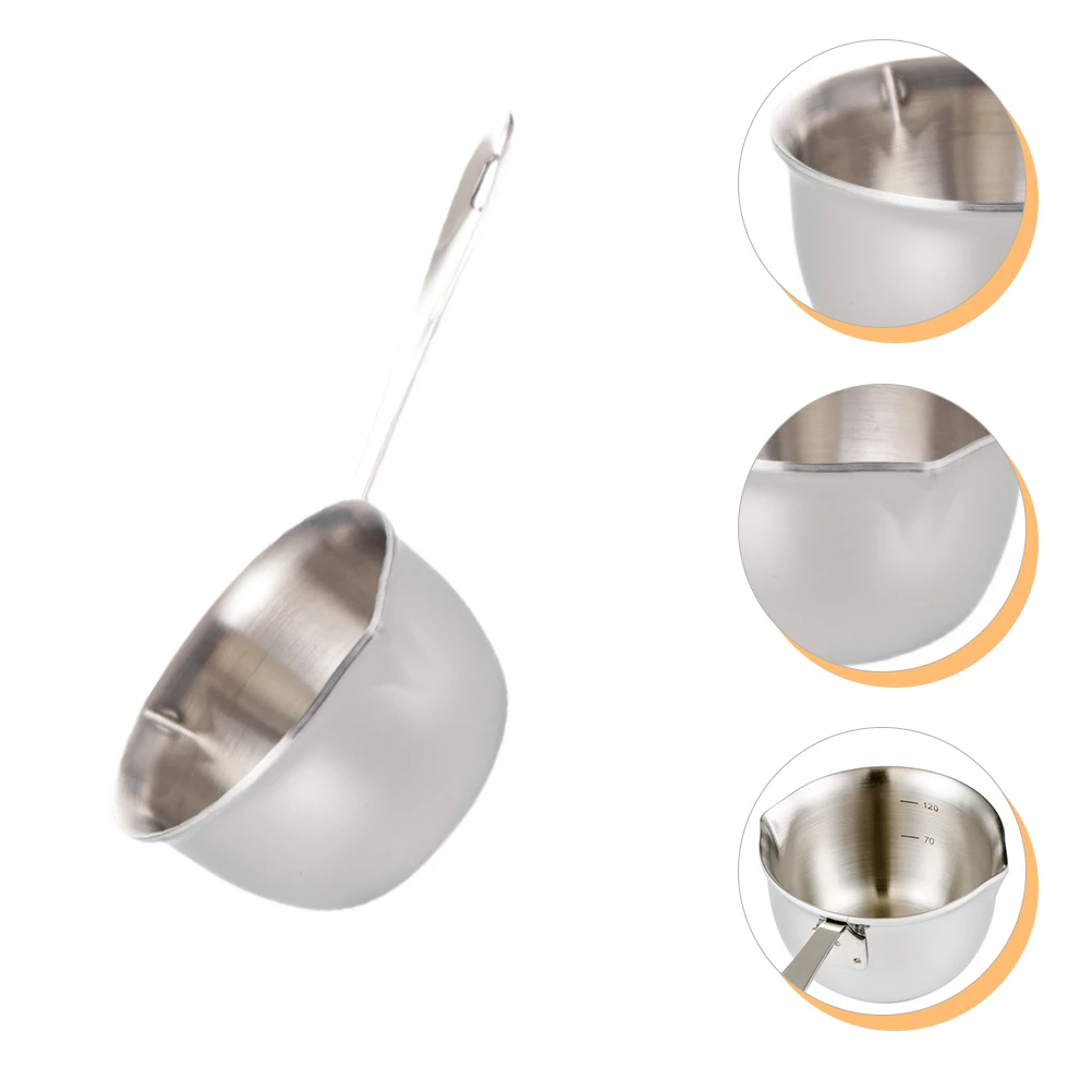 Ergonomic Long Handle Chocolate Melting Pot Stainless Steel Kitchen Supply Baking Tool Compact Lightweight Molding Fast Heating 
Ergonomic Long Handle Chocolate Melting Pot Stainless Steel Kitchen Supply Baking Tool Compact Lightweight Molding Fast Heating