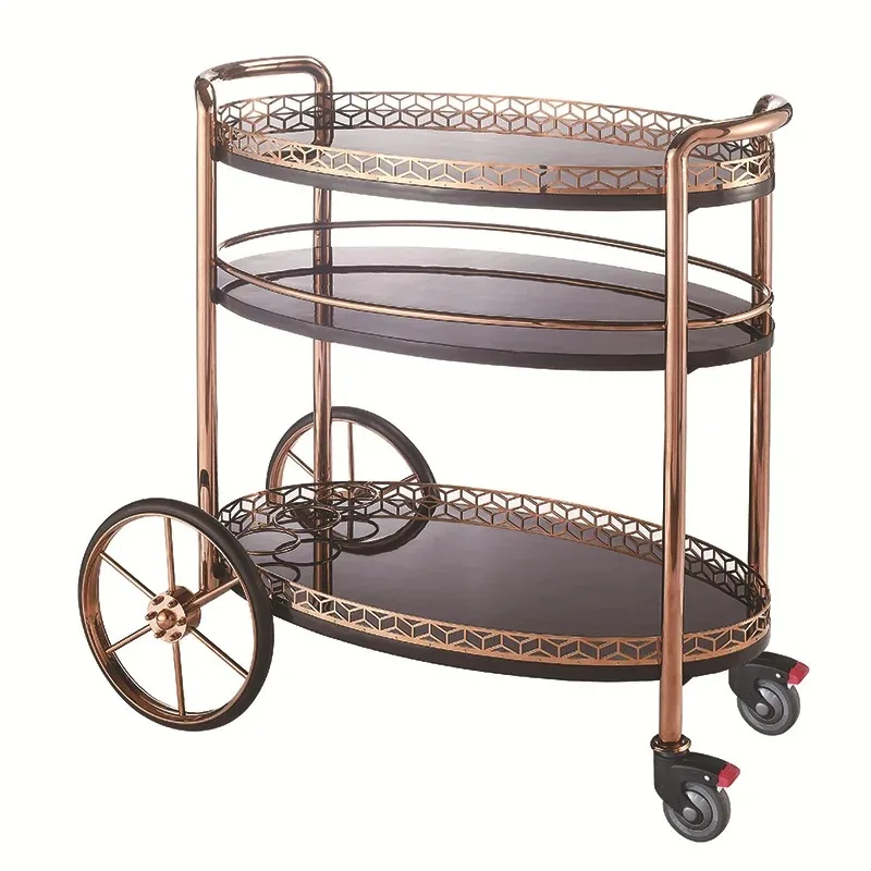 Three-story wine cart Hotel trolley Dessert cart
Three-story wine cart Hotel trolley Dessert cart