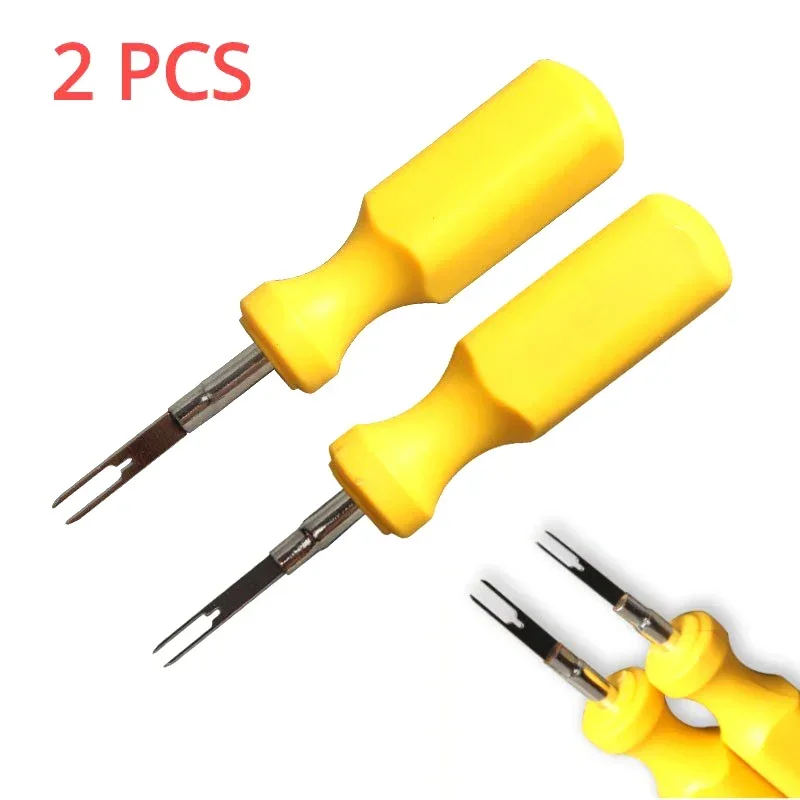 2pcs/Set Car Plug Terminal Removal Tool Key Pin Extractor Puller 2mm 3mm Electrical Wire Connector With Handle Automotive Repair
2pcs/Set Car Plug Terminal Removal Tool Key Pin Extractor Puller 2mm 3mm Electrical Wire Connector With Handle Automotive Repair